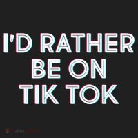 I'd Rather Be On Tik Tok Golf Towel thumb 3