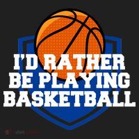 I'd Rather Be Playing Basketball Women's Sweatshirt thumb 2