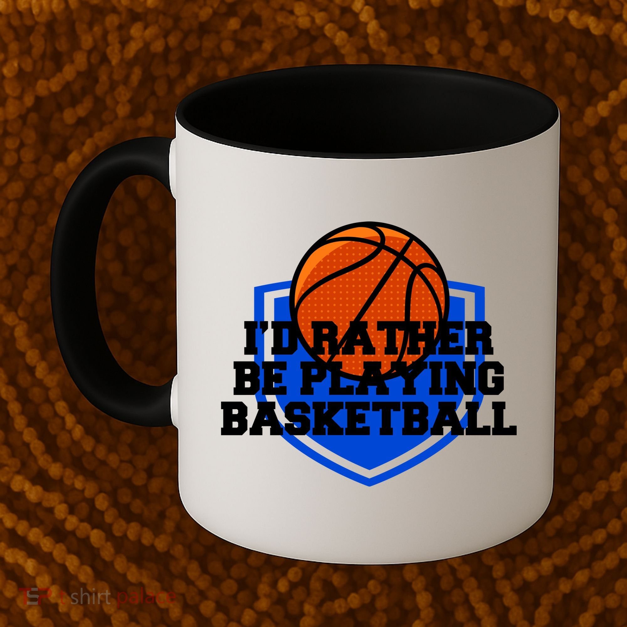 I'd Rather Be Playing Basketball Coffee Mug