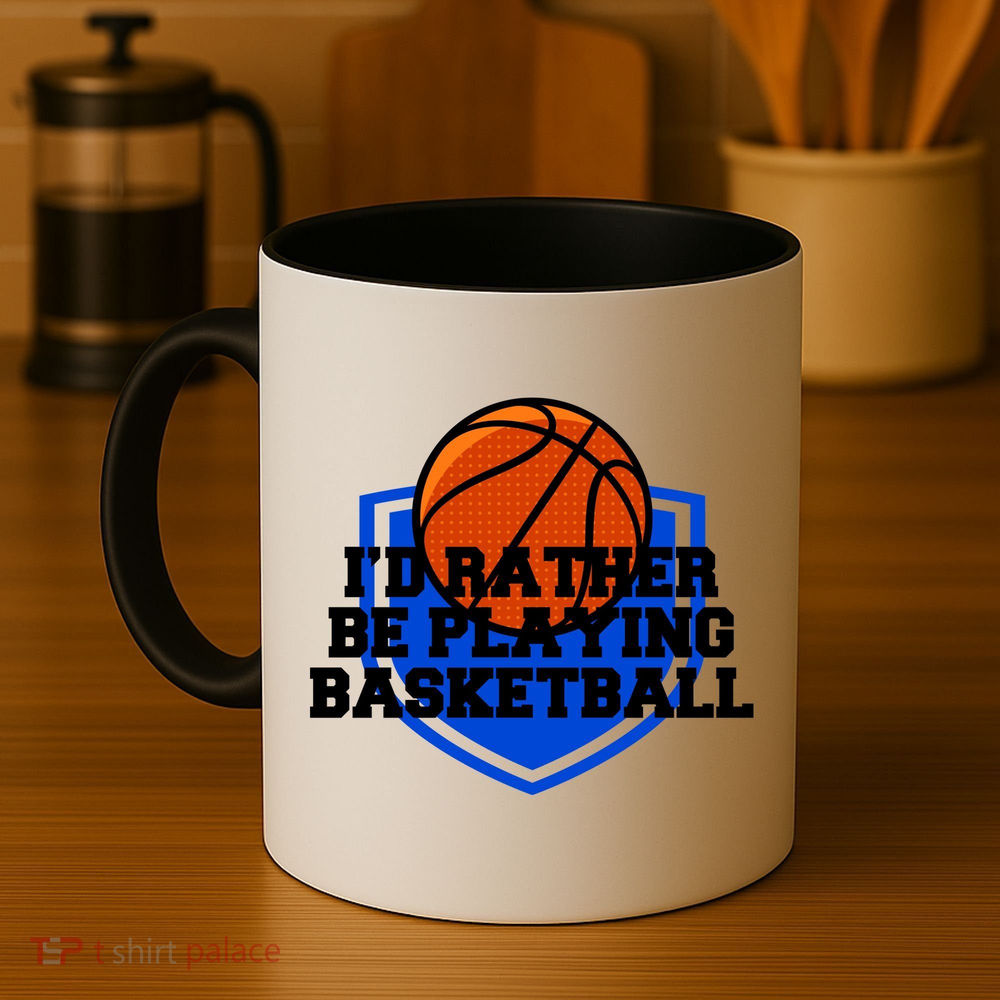 I'd Rather Be Playing Basketball Coffee Mug