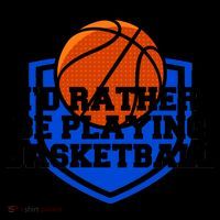 I'd Rather Be Playing Basketball Coffee Mug thumb 5