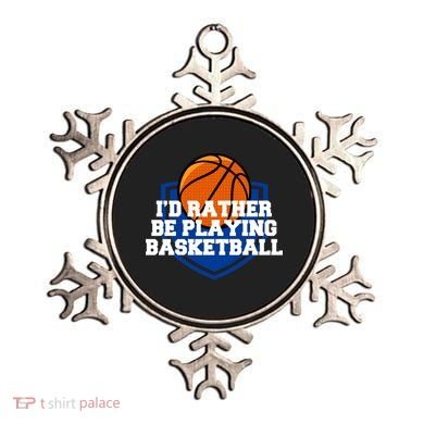 I'd Rather Be Playing Basketball Ornament