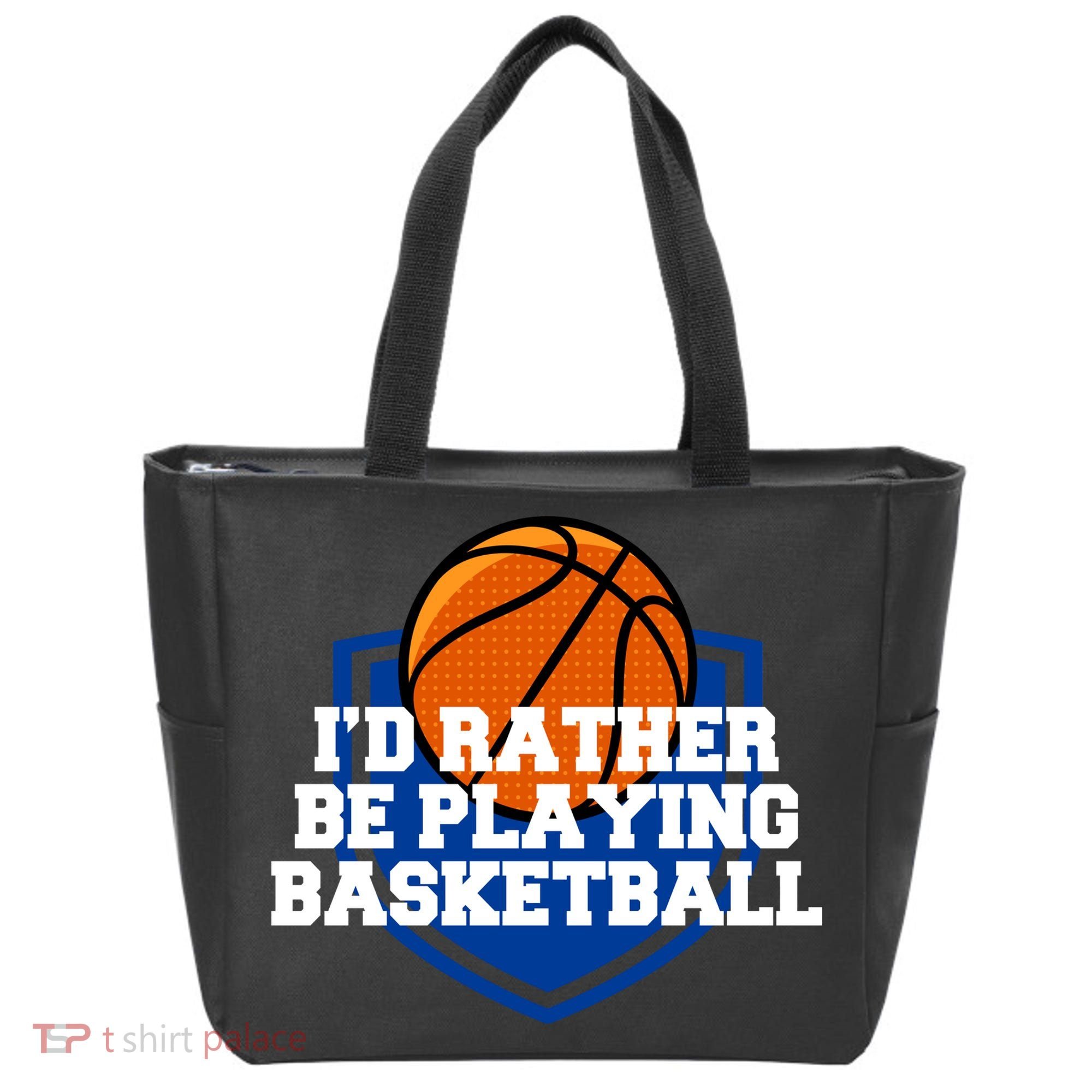 I'd Rather Be Playing Basketball Tote Bag