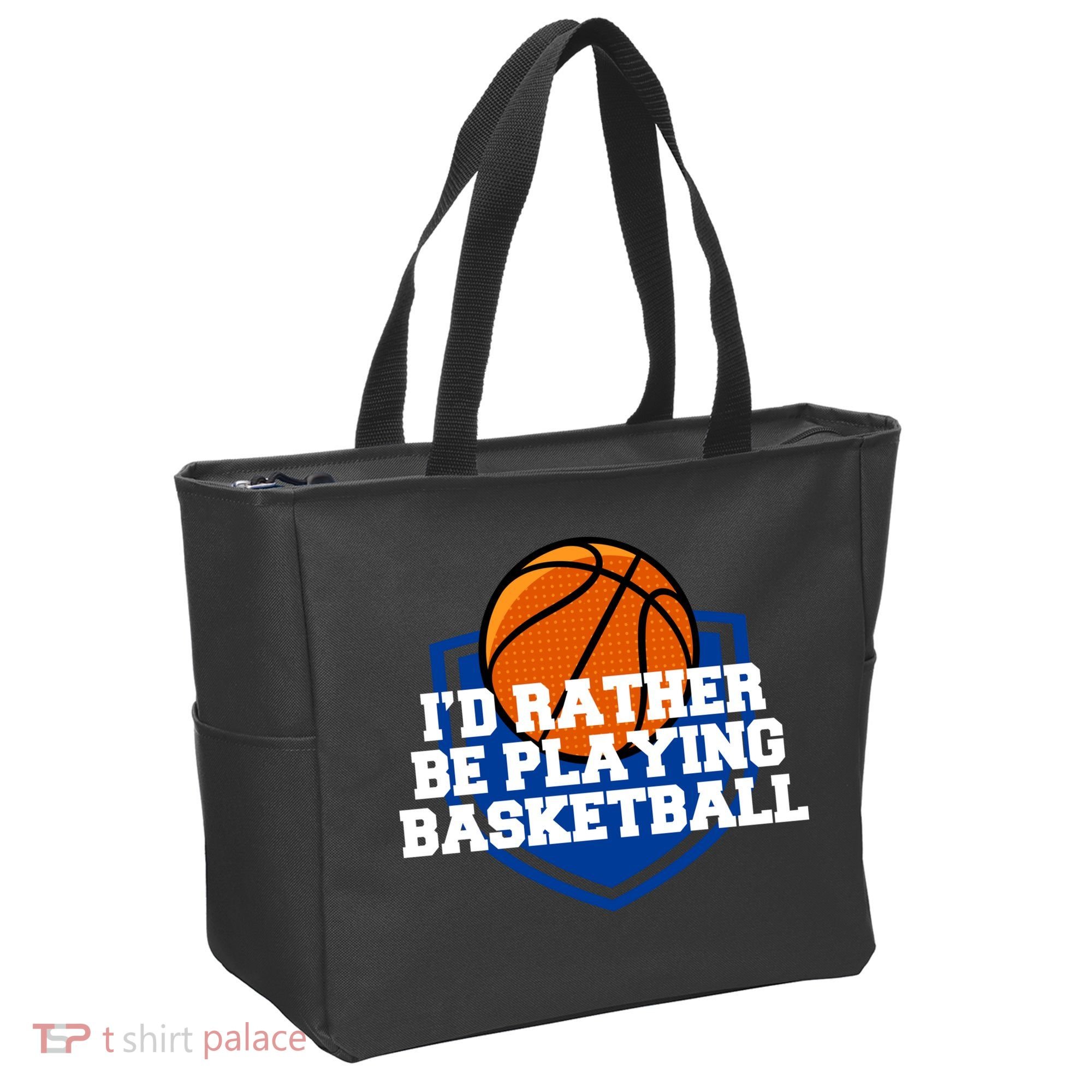 I'd Rather Be Playing Basketball Tote Bag