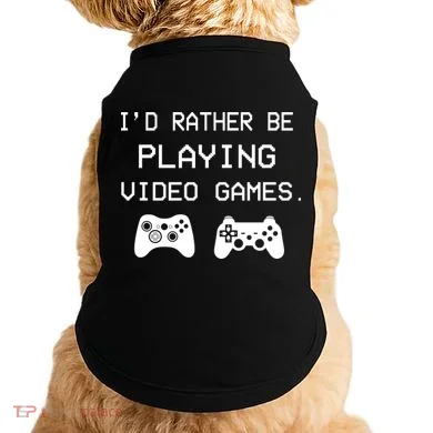 I'd Rather Be Playing Video Games Doggie Tank