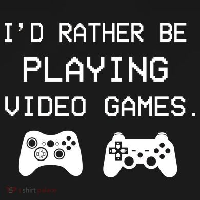 I'd Rather Be Playing Video Games Flat Bill Trucker Hat