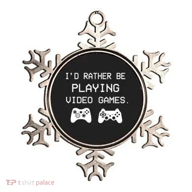 I'd Rather Be Playing Video Games Ornament