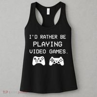 I'd Rather Be Playing Video Games Women's Tank Top thumb 3