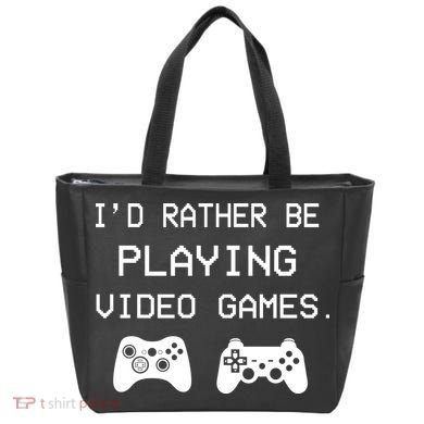 I'd Rather Be Playing Video Games Tote Bag