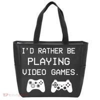I'd Rather Be Playing Video Games Tote Bag thumb 0