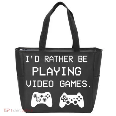 I'd Rather Be Playing Video Games Tote Bag