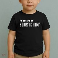 I'd Rather be Squatchin Toddler T-Shirt thumb 2