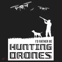 I'd Rather Hunting Drones Women's Sweatshirt thumb 2