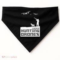 I'd Rather Hunting Drones USA-Made Doggie Bandana thumb 0