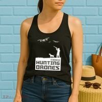 I'd Rather Hunting Drones Women's Tank Top thumb 2
