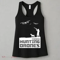 I'd Rather Hunting Drones Women's Tank Top thumb 3