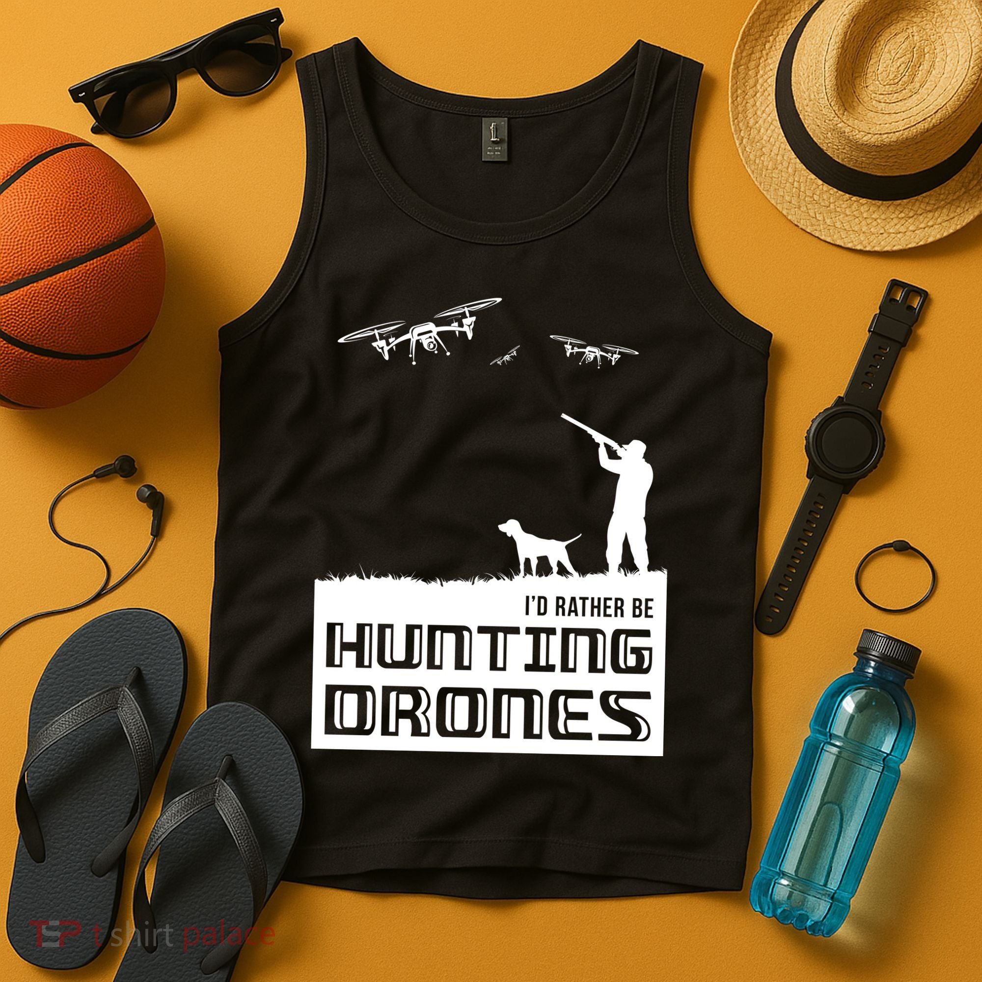 I'd Rather Hunting Drones Tank Top