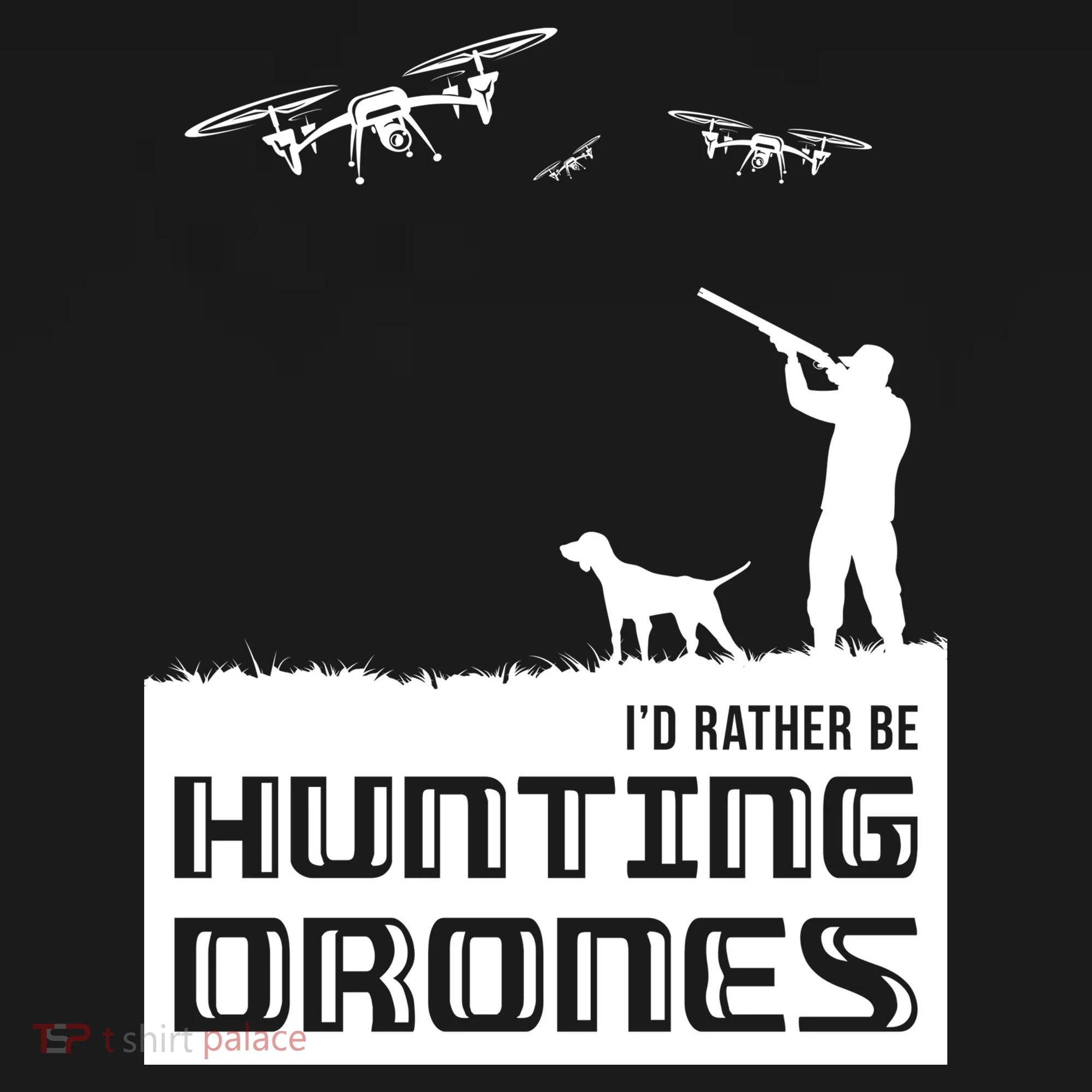 I'd Rather Hunting Drones Women's Long Sleeve Shirt