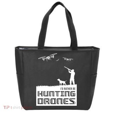 I'd Rather Hunting Drones Tote Bag