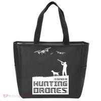 I'd Rather Hunting Drones Tote Bag thumb 0