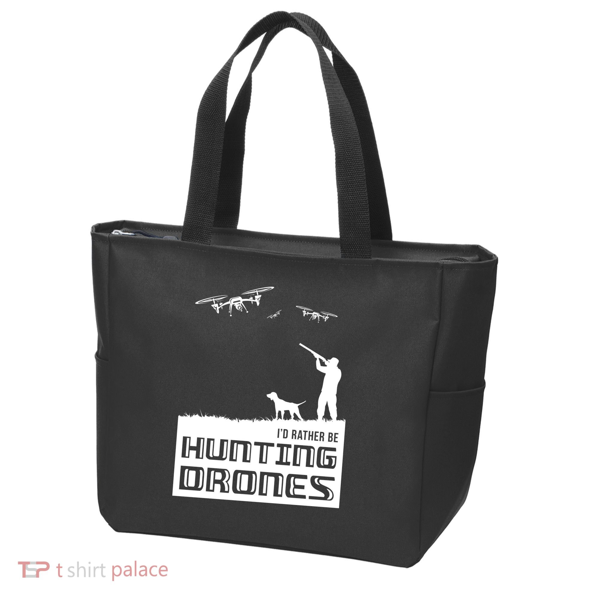 I'd Rather Hunting Drones Tote Bag