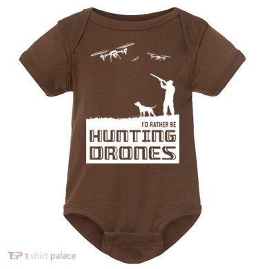 I'd Rather Hunting Drones Baby Bodysuit