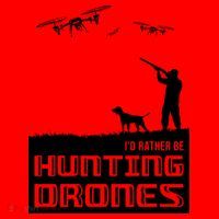 I'd Rather Hunting Drones Santa Hat thumb 1