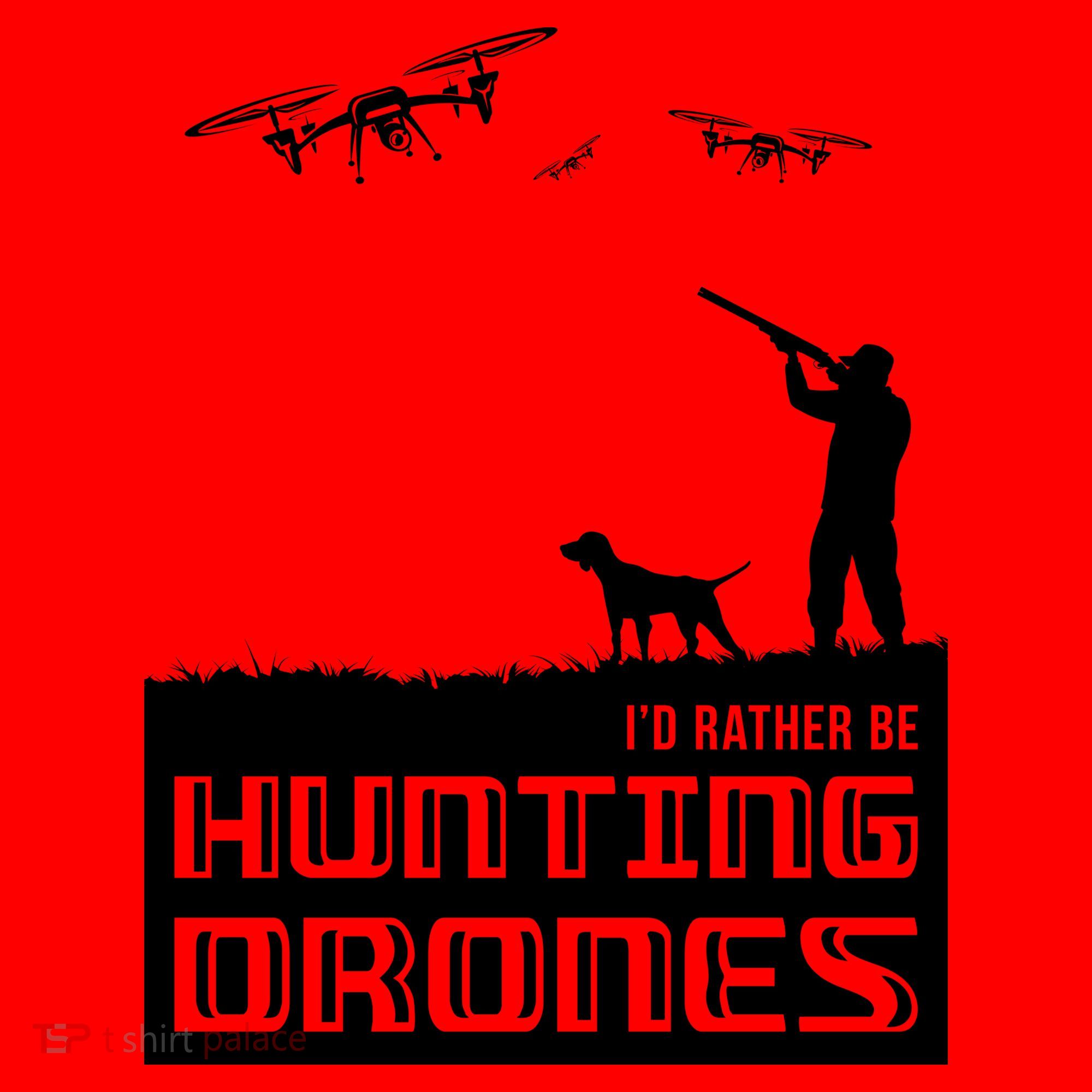 I'd Rather Hunting Drones Santa Hat