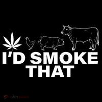 I'd Smoke That Pot Head Marijuana Bucket Hat thumb 4