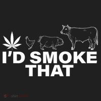 I'd Smoke That Pot Head Marijuana Hat thumb 2