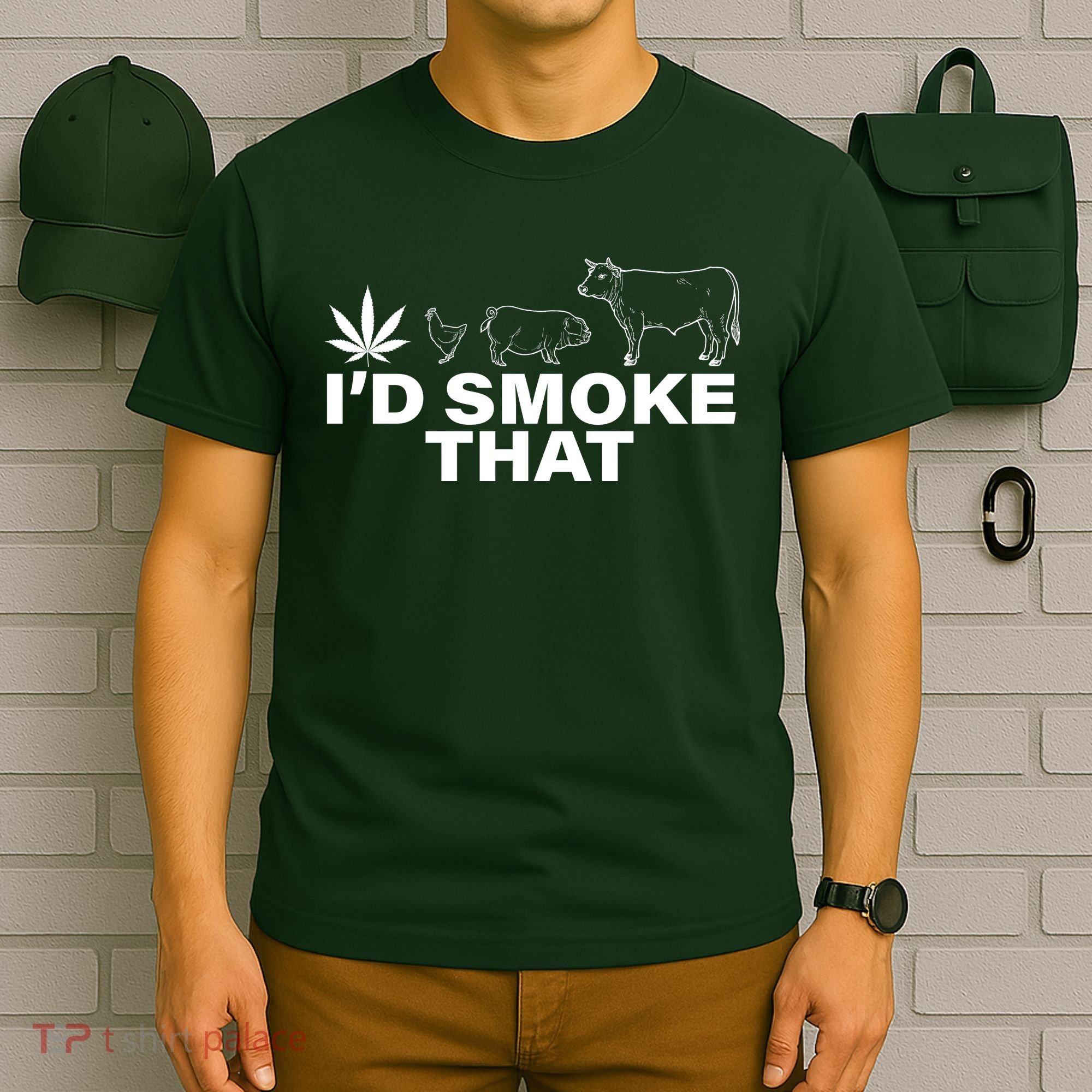 I'd Smoke That Pot Head Marijuana T-Shirt