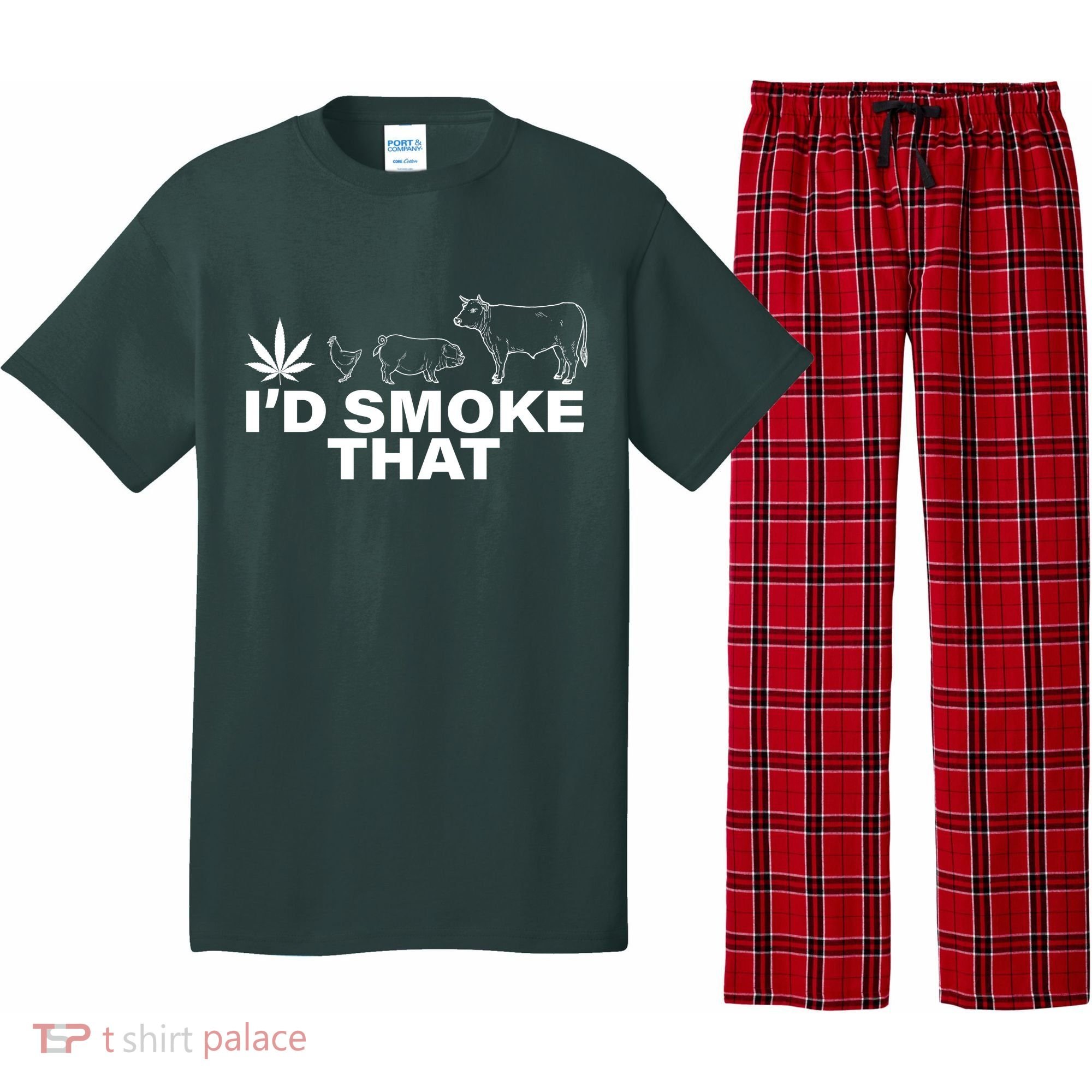 I'd Smoke That Pot Head Marijuana Pajama Set