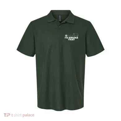 I'd Smoke That Pot Head Marijuana Polo