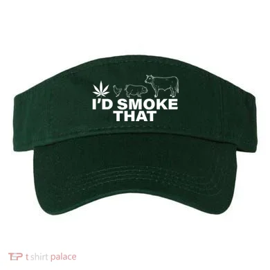 I'd Smoke That Pot Head Marijuana Visor