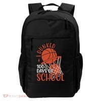 I Dunked 100 Days Of School Basketball Backpack thumb 0
