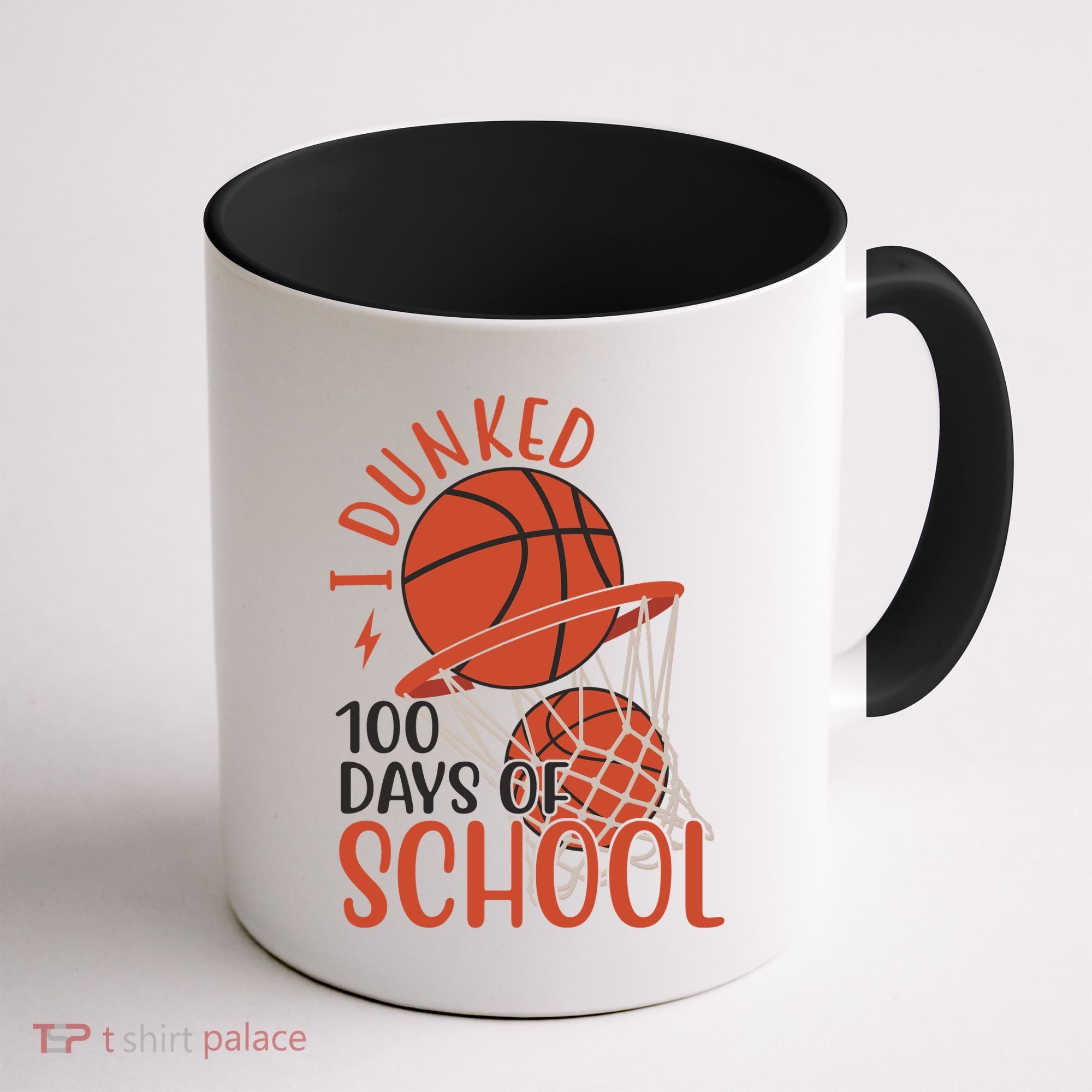 I Dunked 100 Days Of School Basketball Coffee Mug