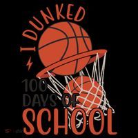 I Dunked 100 Days Of School Basketball Coffee Mug thumb 5
