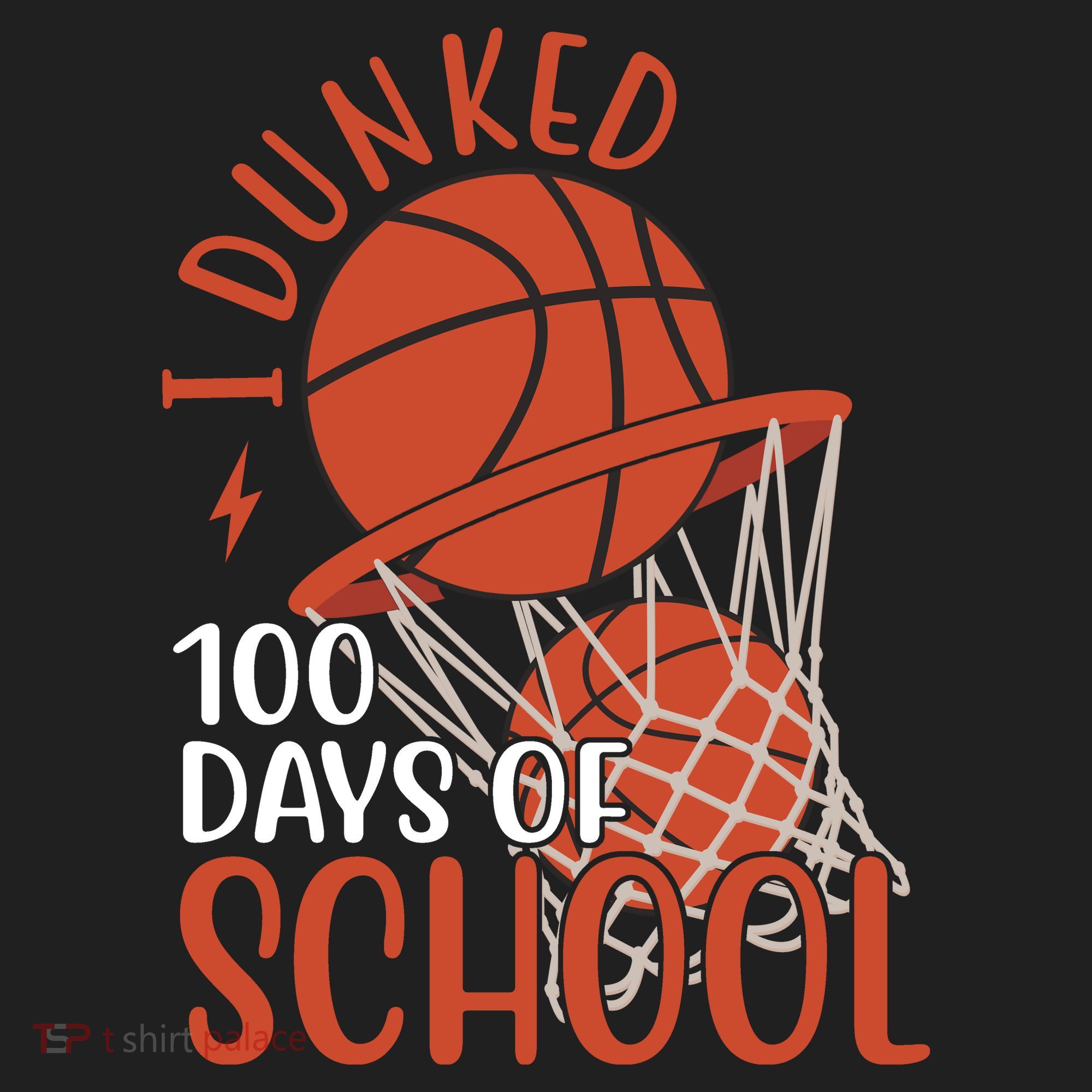I Dunked 100 Days Of School Basketball Tumbler