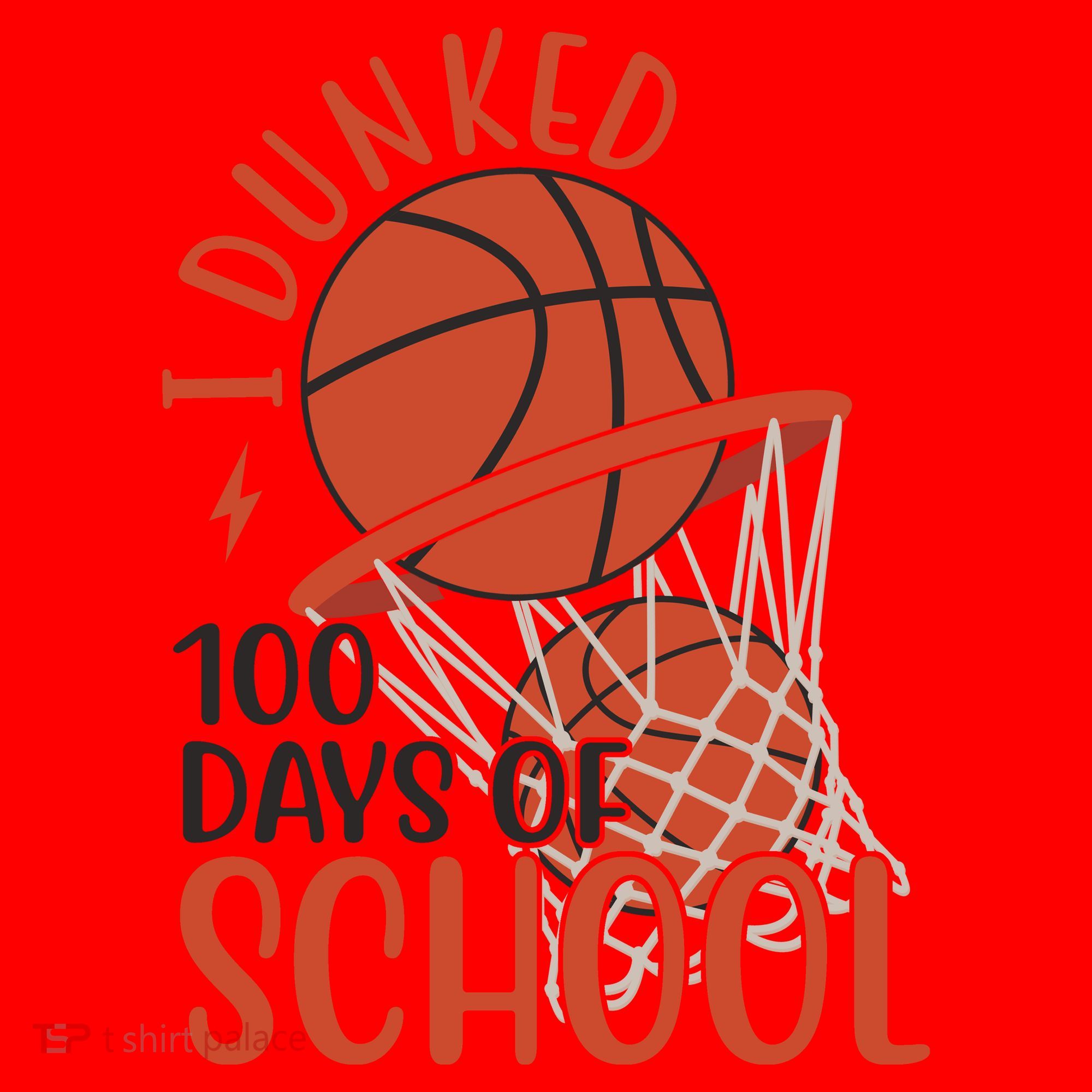 I Dunked 100 Days Of School Basketball Santa Hat