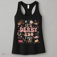 ItS Derby 150 Yall 150th Horse Racing Ky Derby Day Women's Tank Top thumb 3