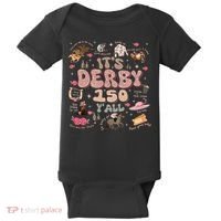 ItS Derby 150 Yall 150th Horse Racing Ky Derby Day Baby Bodysuit thumb 0