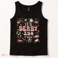 ItS Derby 150 Yall 150th Horse Racing Ky Derby Day Tank Top thumb 2