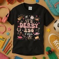 ItS Derby 150 Yall 150th Horse Racing Ky Derby Day Kids T-Shirt thumb 3