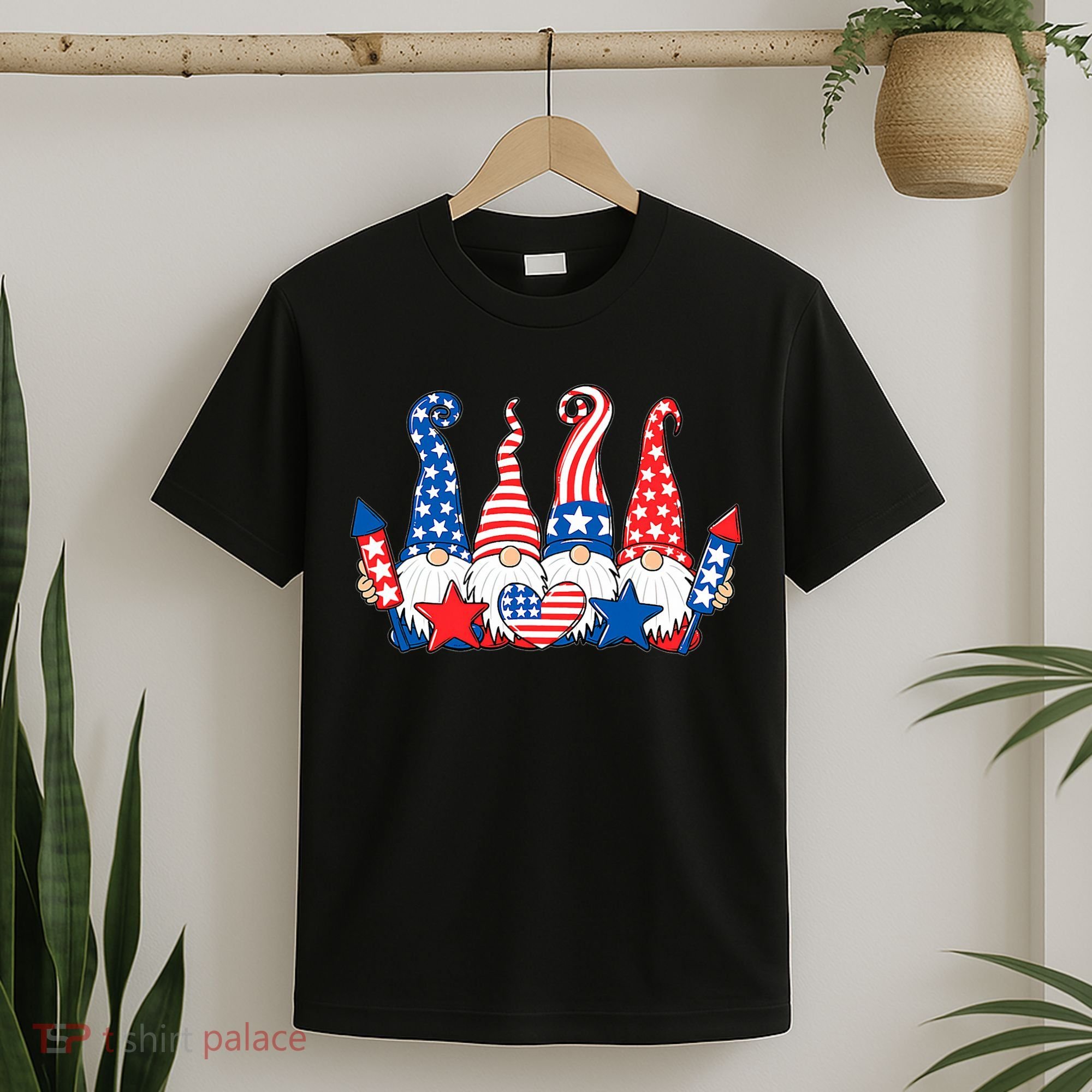 Independence Day 4th Of July Cute Gnomes T-Shirt