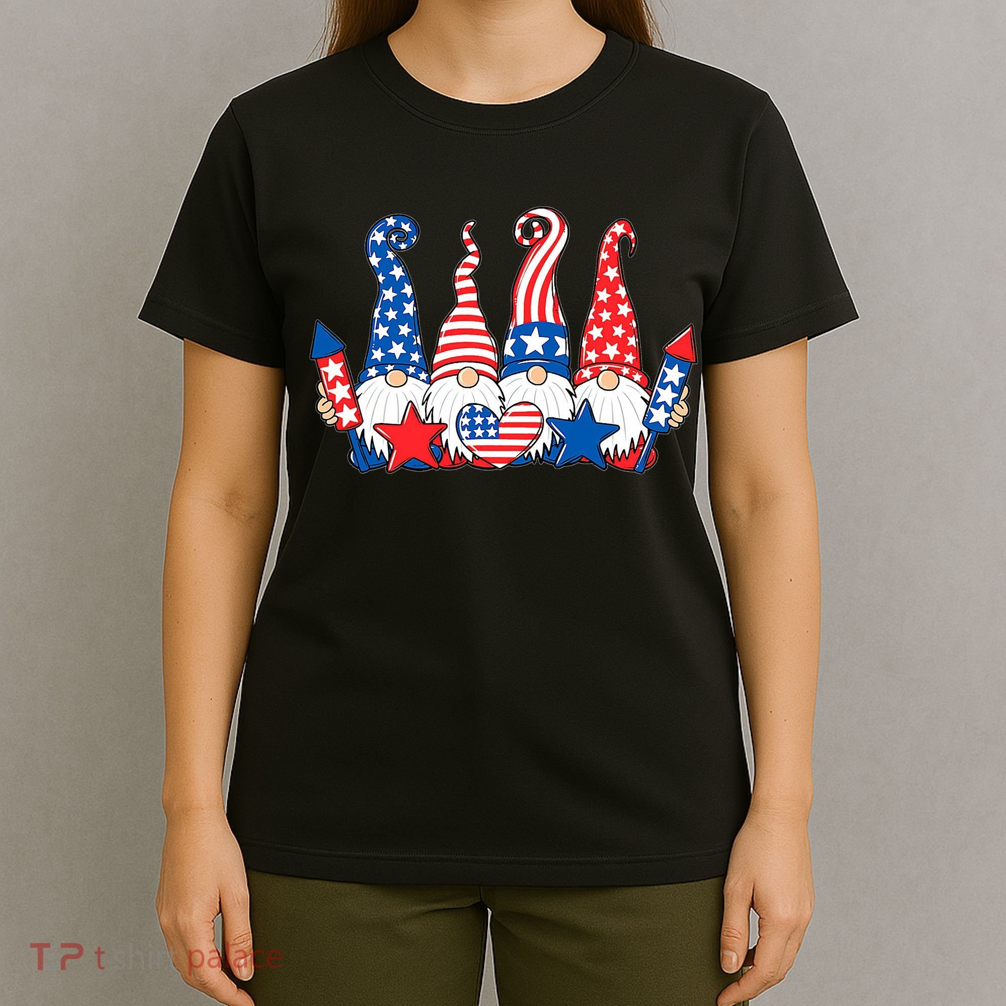 Independence Day 4th Of July Cute Gnomes T-Shirt
