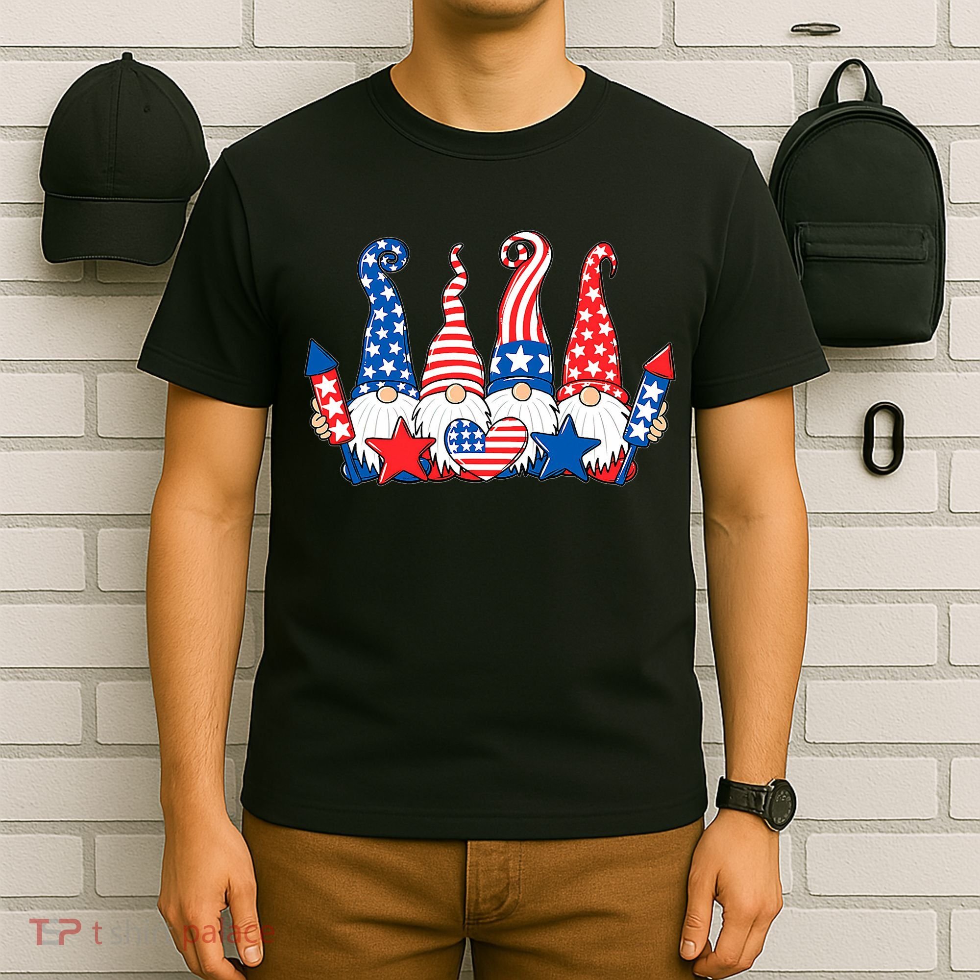 Independence Day 4th Of July Cute Gnomes T-Shirt