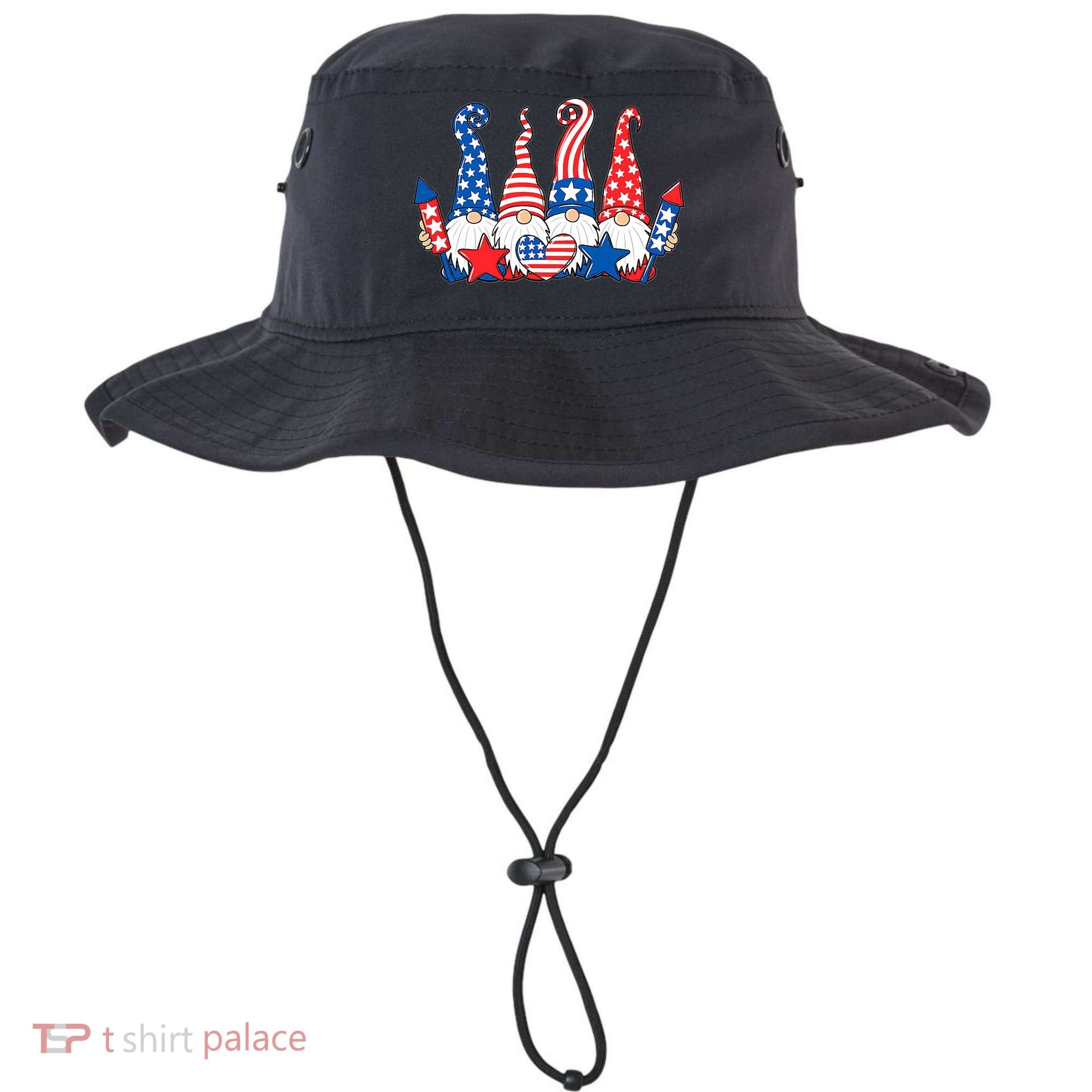 Independence Day 4th Of July Cute Gnomes Bucket Hat