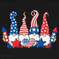 Independence Day 4th Of July Cute Gnomes Ornament thumb 1