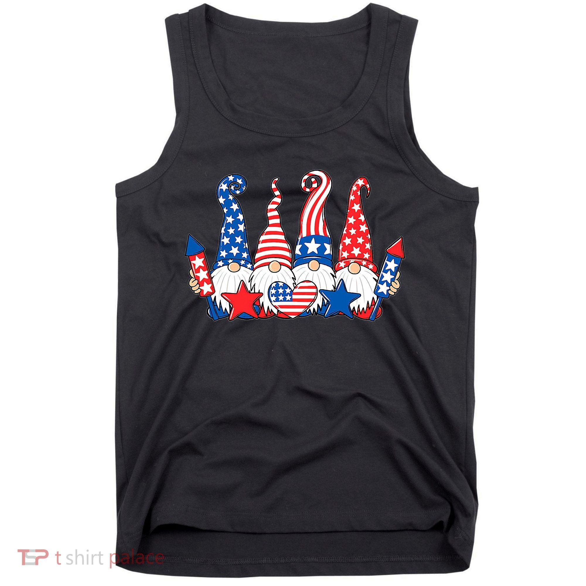 Independence Day 4th Of July Cute Gnomes Tank Top