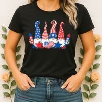 Independence Day 4th Of July Cute Gnomes Women's T-Shirt thumb 2